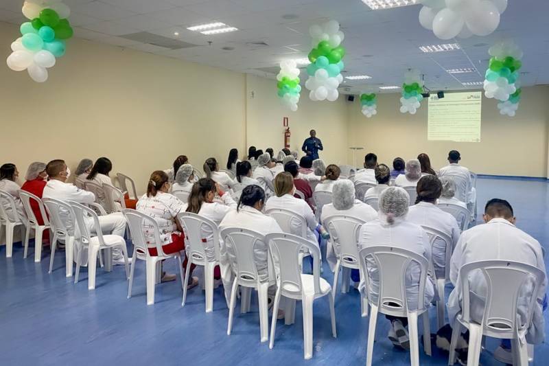 Abelardo Santos promove série de palestras para os profissionais de enfermagem Abelardo Santos promove série de palestras para os profissionais de enfermagem