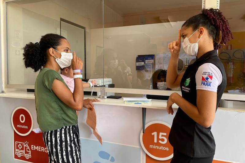 Hospital Geral de Tailândia promove inclusão com atendimento em Libras para pacientes Hospital Geral de Tailândia promove inclusão com atendimento em Libras para pacientes