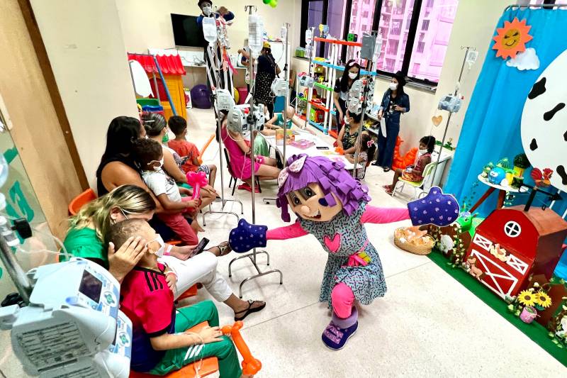 Colônia de Férias anima crianças do Hospital Oncológico Infantil Octávio Lobo Colônia de Férias anima crianças do Hospital Oncológico Infantil Octávio Lobo