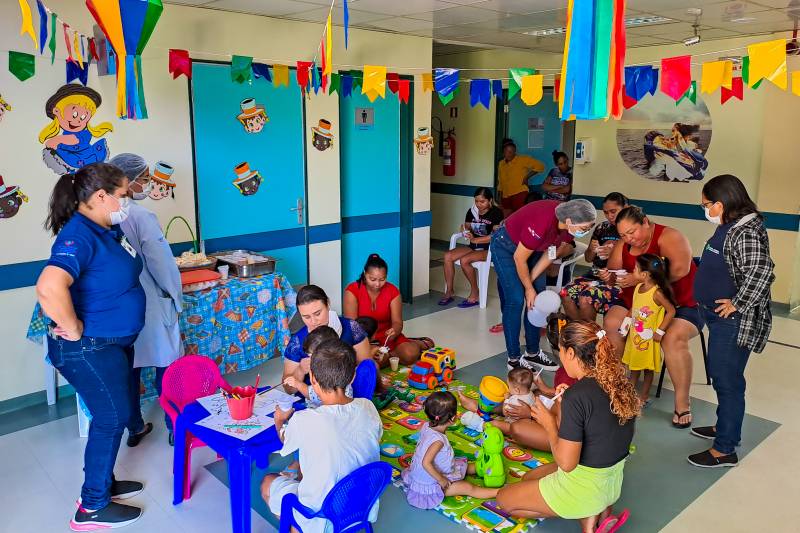Regional do Marajó promove Arraiá Junino para pacientes e acompanhantes Regional do Marajó promove Arraiá Junino para pacientes e acompanhantes