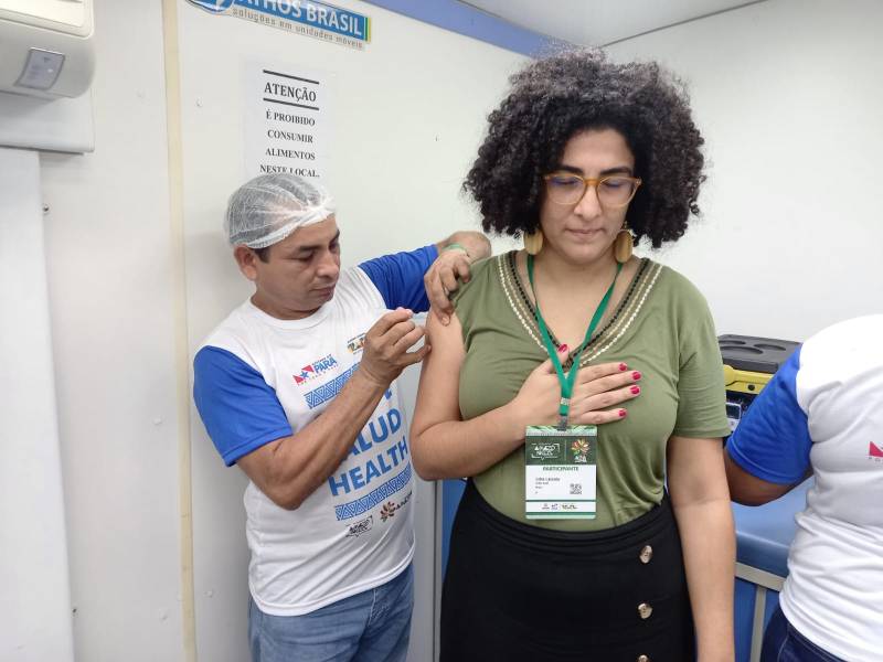 Sespa oferta vacinas e atendimento ambulatorial a participantes do ‘Diálogos da Amazônia’ Sespa oferta vacinas e atendimento ambulatorial a participantes do ‘Diálogos da Amazônia’