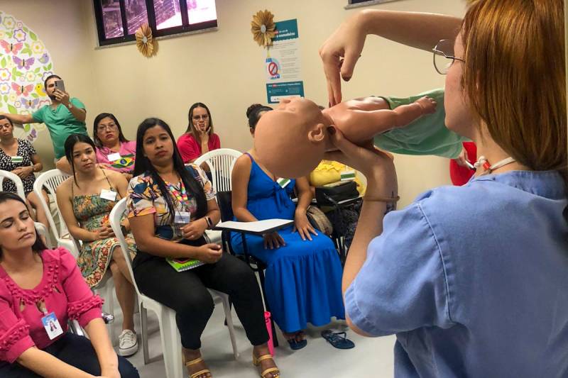 Materno Infantil de Barcarena promove mais uma edição de curso para gestantes Materno Infantil de Barcarena promove mais uma edição de curso para gestantes