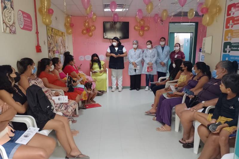 Hospital Regional do Marajó adere à campanha de incentivo ao aleitamento materno Hospital Regional do Marajó adere à campanha de incentivo ao aleitamento materno