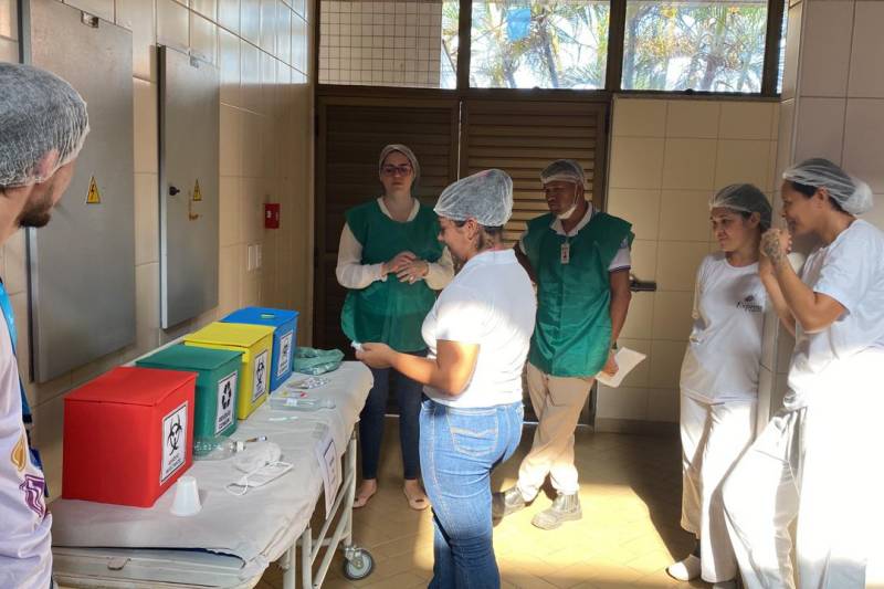 Hospital Geral de Tailândia promove conscientização sobre gerenciamento de resíduos de saúde Hospital Geral de Tailândia promove conscientização sobre gerenciamento de resíduos de saúde