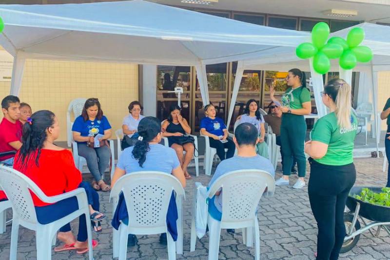 Em Breves, integrantes da Apae participam de ação sustentável no Hospital do Marajó Em Breves, integrantes da Apae participam de ação sustentável no Hospital do Marajó