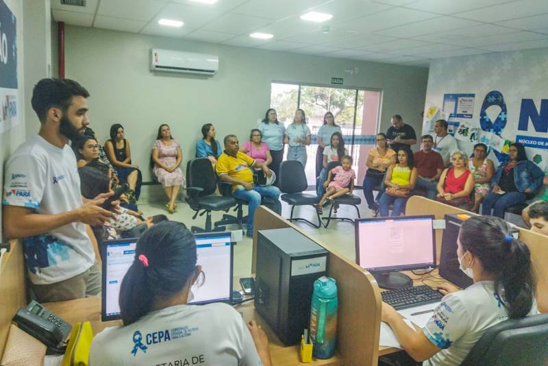Policlínica de Tucuruí orienta sobre cuidados com uso de telas por pacientes com TEA Policlínica de Tucuruí orienta sobre cuidados com uso de telas por pacientes com TEA
