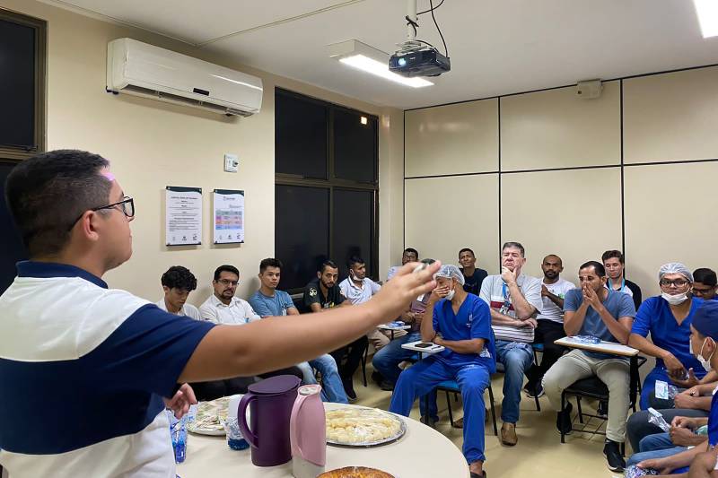 Hospital Geral de Tailândia encerra novembro azul com ações de educação em saúde Hospital Geral de Tailândia encerra novembro azul com ações de educação em saúde