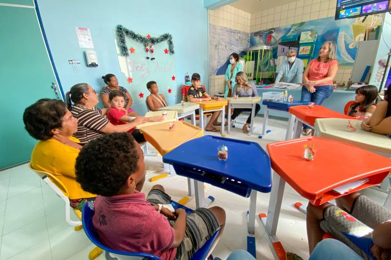 Crianças internadas no Hospital Metropolitano têm oficinas de Natal Crianças internadas no Hospital Metropolitano têm oficinas de Natal