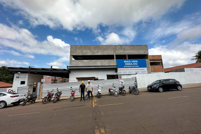 Obras da Policlínica/Natea de Marabá avançam com 85% de andamento Obras da Policlínica/Natea de Marabá avançam com 85% de andamento