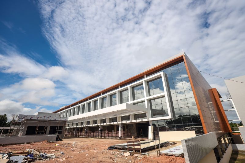 Construção do Hospital Pronto Socorro da Augusto Montenegro está em reta final Construção do Hospital Pronto Socorro da Augusto Montenegro está em reta final