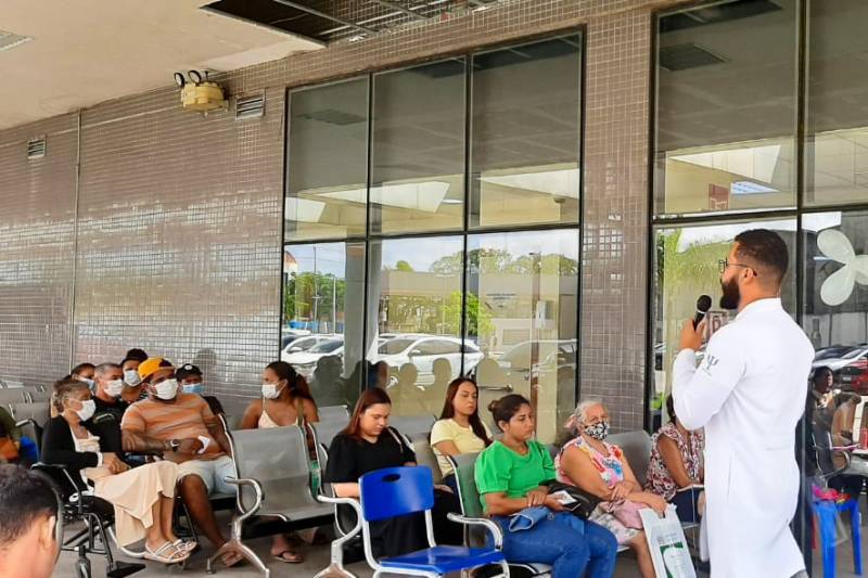 Abelardo Santos promove ações com foco na saúde mental de pacientes e profissionais Abelardo Santos promove ações com foco na saúde mental de pacientes e profissionais