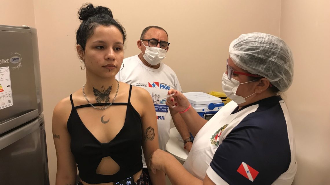 Sespa inicia vacinação contra a Influenza e Covid-19 nas Usinas da Paz em Belém Sespa inicia vacinação contra a Influenza e Covid-19 nas Usinas da Paz em Belém