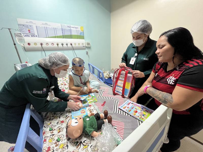 “Projeto Dodói” ajuda crianças a entenderem o câncer no Hospital Octávio Lobo “Projeto Dodói” ajuda crianças a entenderem o câncer no Hospital Octávio Lobo