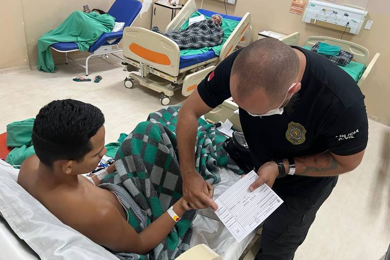 Pacientes do Hospital Galileu recebem ação de cidadania em parceria com a Polícia Civil Pacientes do Hospital Galileu recebem ação de cidadania em parceria com a Polícia Civil