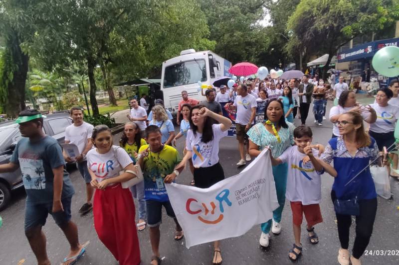 CIIR adere à 10ª Caminhada Down Belém com exposição de serviço em saúde pública CIIR adere à 10ª Caminhada Down Belém com exposição de serviço em saúde pública