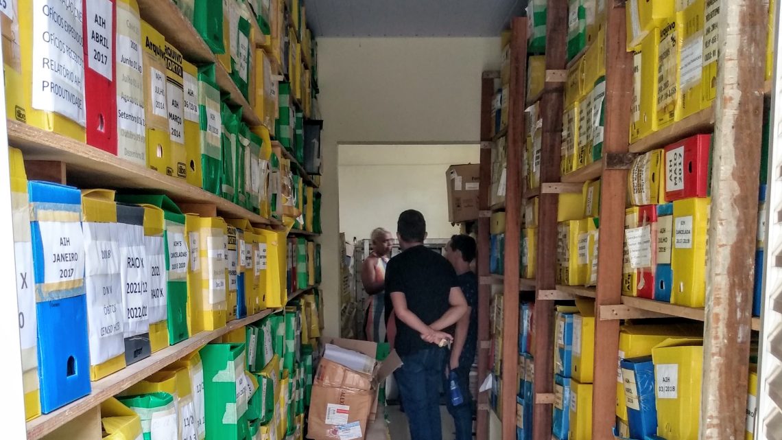 Sespa avança na preservação de documentos físicos de seu acervo Sespa avança na preservação de documentos físicos de seu acervo