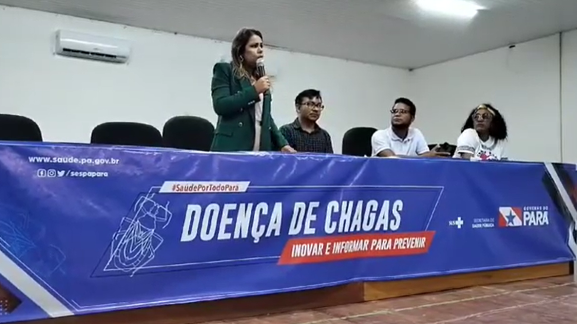 Sespa participa de fórum sobre doença de Chagas em Breves Sespa participa de fórum sobre doença de Chagas em Breves