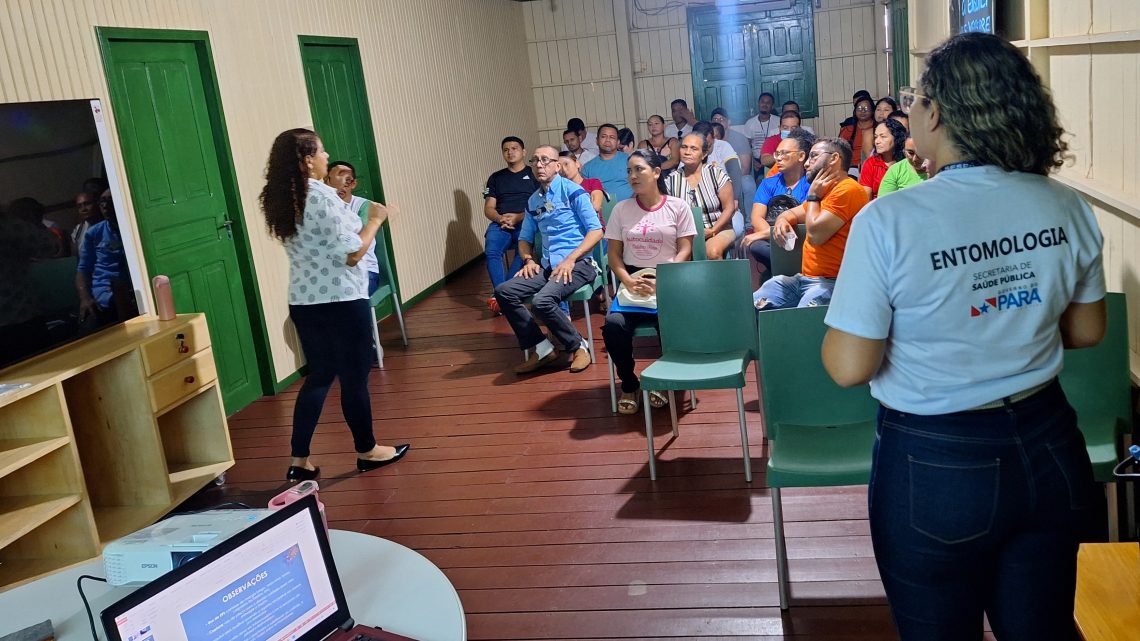 Equipes da Sespa implantam Posto de Informação de Triatomíneos em Afuá Equipes da Sespa implantam Posto de Informação de Triatomíneos em Afuá