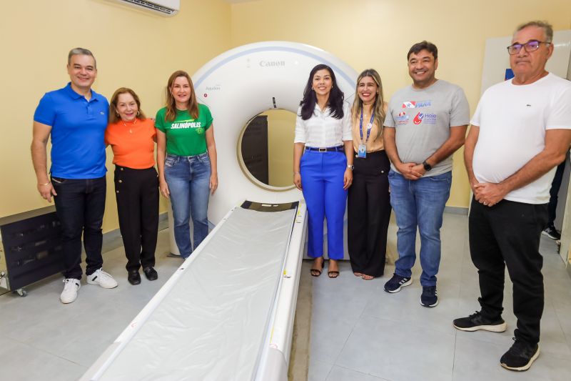 Estado adquire e entrega o primeiro tomógrafo da rede de saúde pública em Salinópolis Estado adquire e entrega o primeiro tomógrafo da rede de saúde pública em Salinópolis