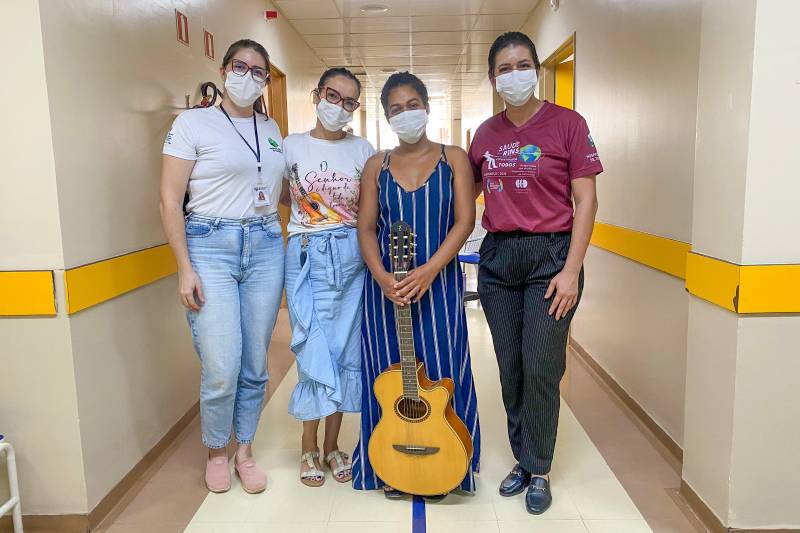 Hospital Geral de Tailândia reforça musicoterapia na recuperação de pacientes Hospital Geral de Tailândia reforça musicoterapia na recuperação de pacientes