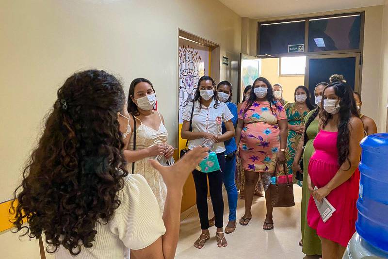 Projeto do Hospital Geral de Tailândia orienta gestantes sobre parto e amamentação Projeto do Hospital Geral de Tailândia orienta gestantes sobre parto e amamentação
