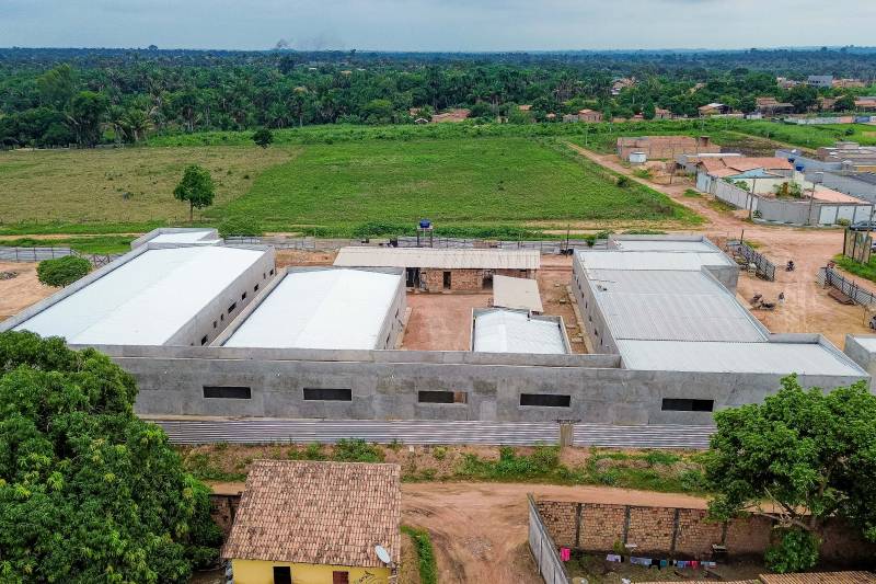 Novo hospital de São Domingos do Araguaia chega à fase de 50% dos serviços executados Novo hospital de São Domingos do Araguaia chega à fase de 50% dos serviços executados