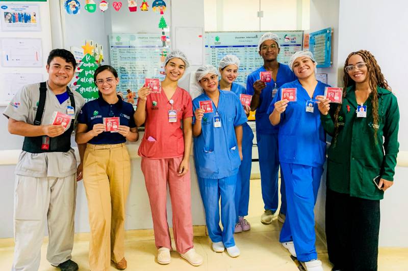 Hospital Regional do Leste promove ação educativa para usuários e acompanhantes Hospital Regional do Leste promove ação educativa para usuários e acompanhantes