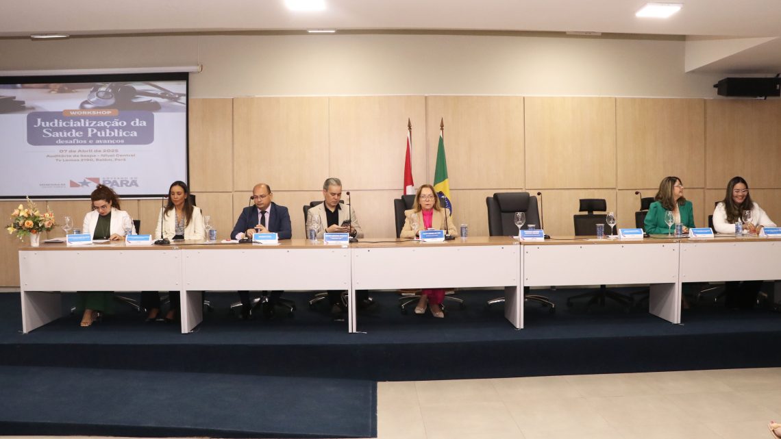 Sespa realiza evento sobre avanços e desafios na judicialização da saúde Sespa realiza evento sobre avanços e desafios na judicialização da saúde