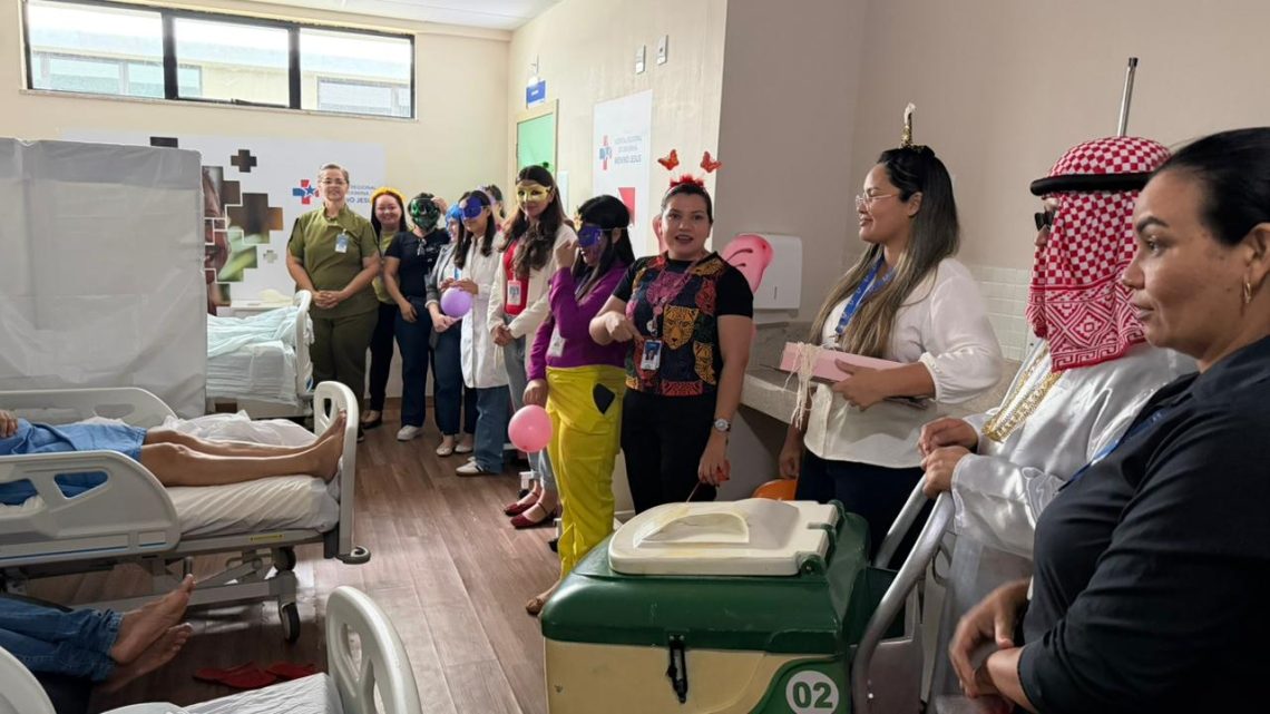 Humanização em Folia: “Bloco da Saúde” transforma rotina de pacientes no Hospital Regional de Oriximiná