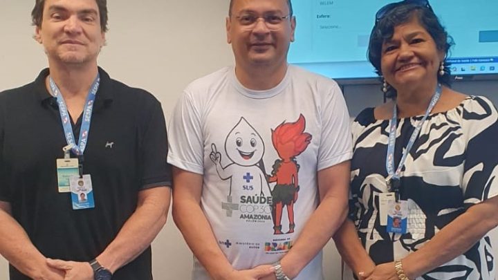 Técnicos do 1º CRS da Sespa visitam superintendência do Ministério da Saúde em Belém