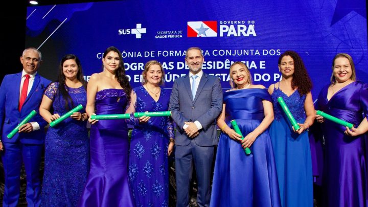 Estado celebra formação integrada de 257 profissionais do programa de residência em saúde e mestrado no Pará