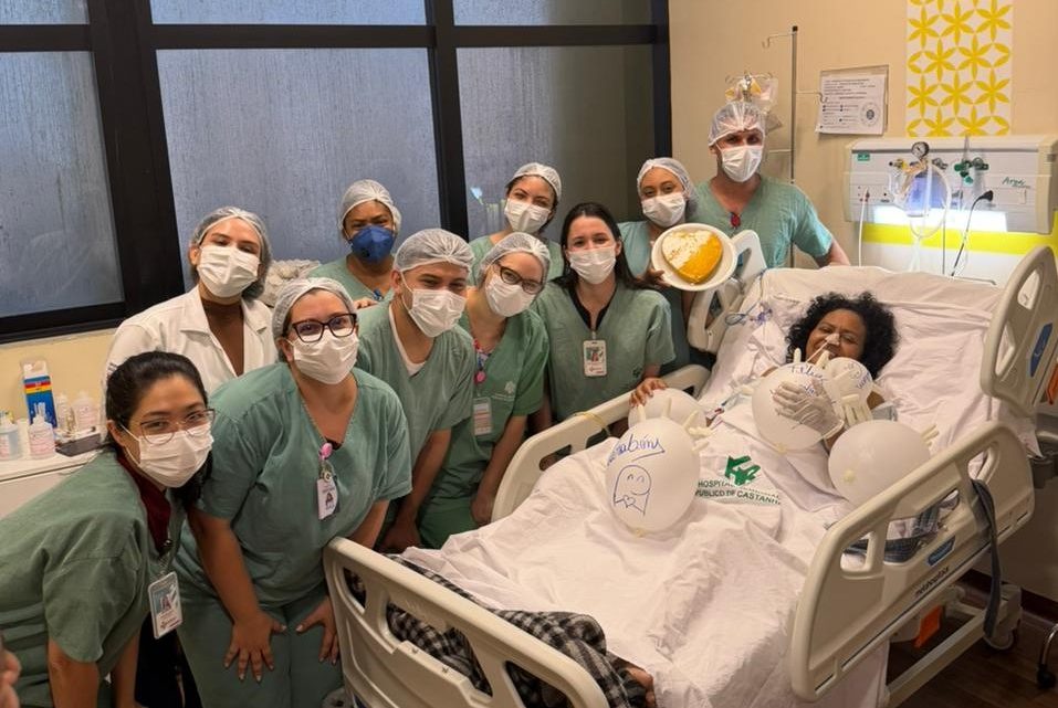 Aniversário com afeto transforma rotina hospitalar em momento de esperança no HRPC