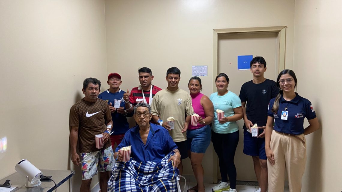 Sessão Bem-Estar e Cine Pipoca Promovem Humanização e Acolhimento aos Usuários do HRPC