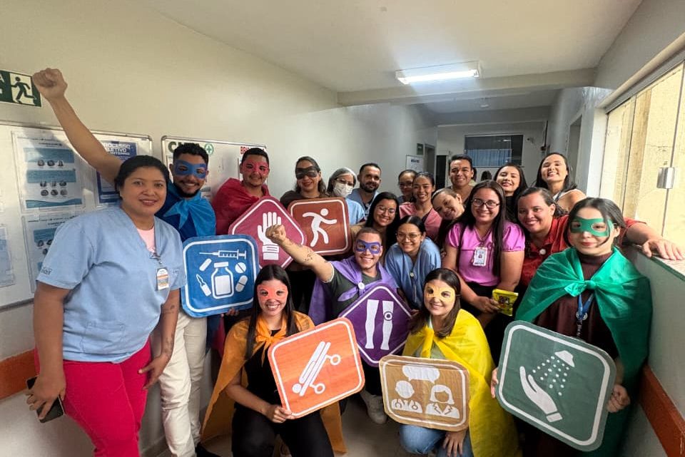 Hospital Santa Rosa mobiliza “Heróis da Segurança” em ação especial pelo Dia Nacional da Segurança do Paciente