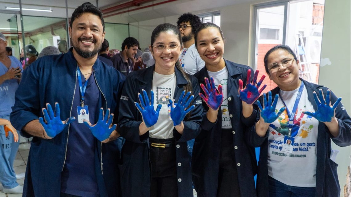 Campanha destaca a importância de lavar as mãos para evitar infecções no Hospital Regional de Tucuruí