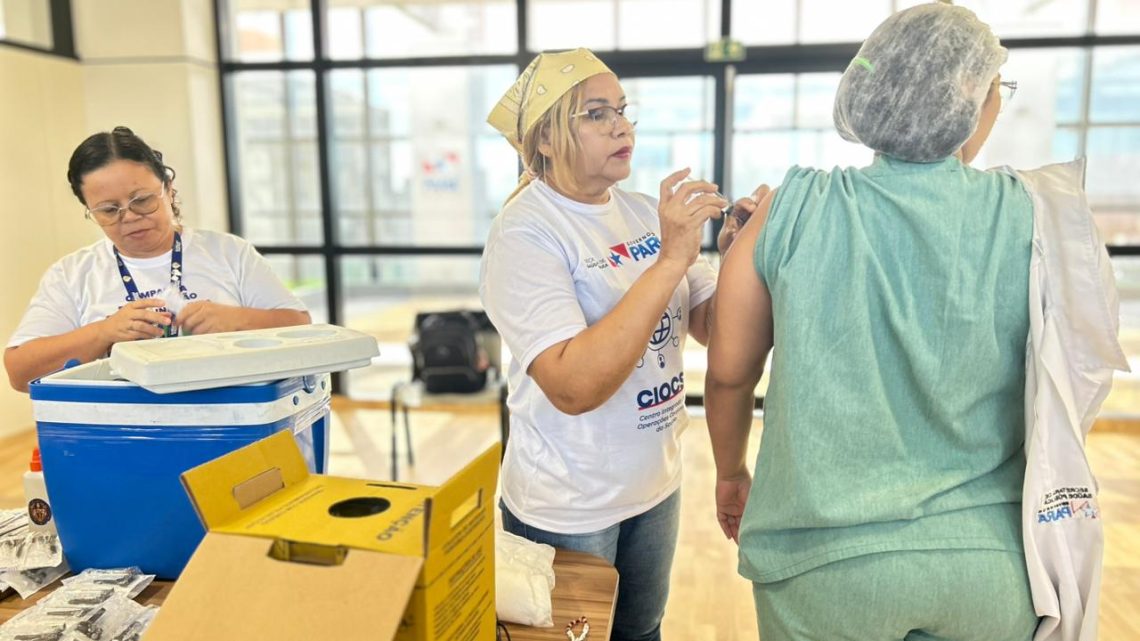 Campanha de vacinação imuniza profissionais do HMPA em parceria com a Sesma