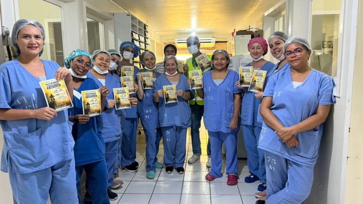 Complexo Hospitalar de Tucuruí promove ações de prevenção a saúde e segurança no trabalho