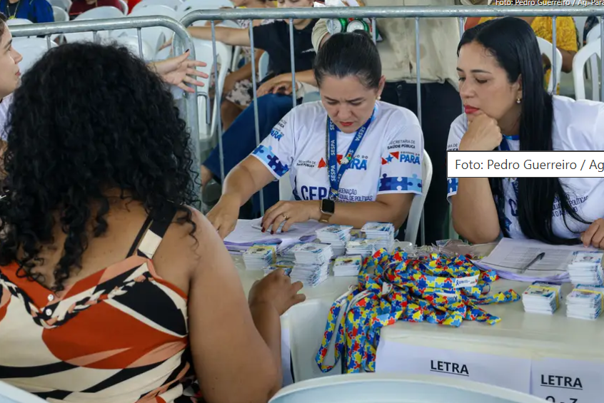 Duas mil carteiras para pessoas com TEA são entregues em edição especial do ‘Por Todas Elas’, em Belém