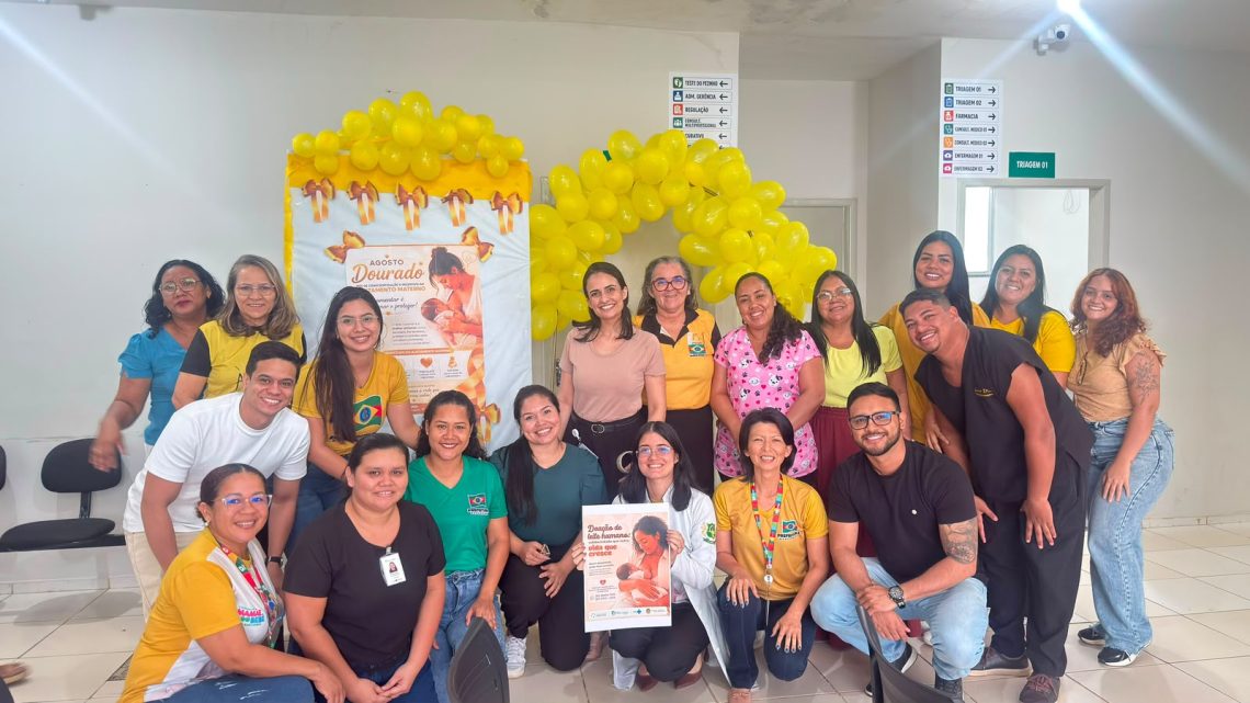 Hospital Materno Infantil de Barcarena promove ações do Agosto Dourado e fortalece incentivo ao aleitamento materno