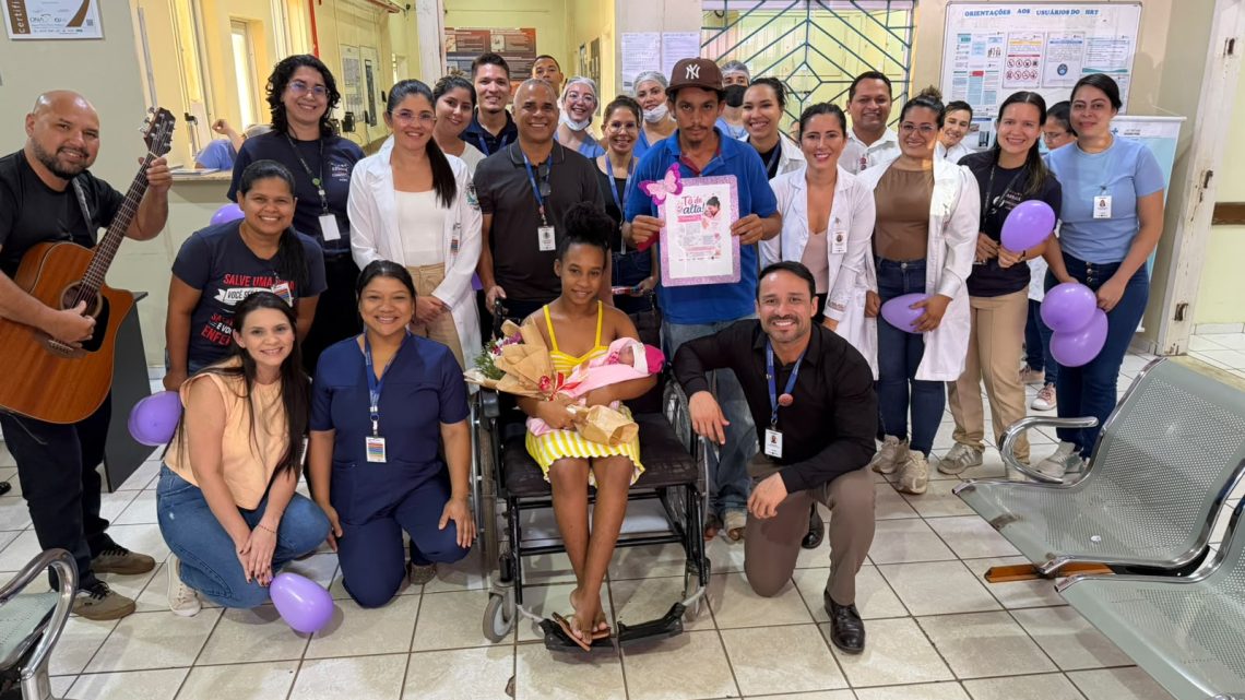 Bebê prematura extrema recebe alta após 105 dias internada na UTI Neonatal do Regional de Tucuruí