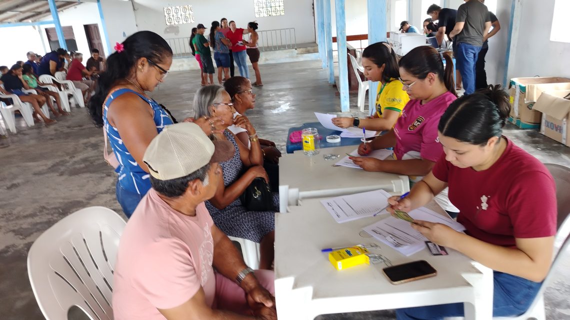 Hospital Regional de Oriximiná amplia acesso à saúde em ação na comunidade Castanhal, na região do Sapucuá