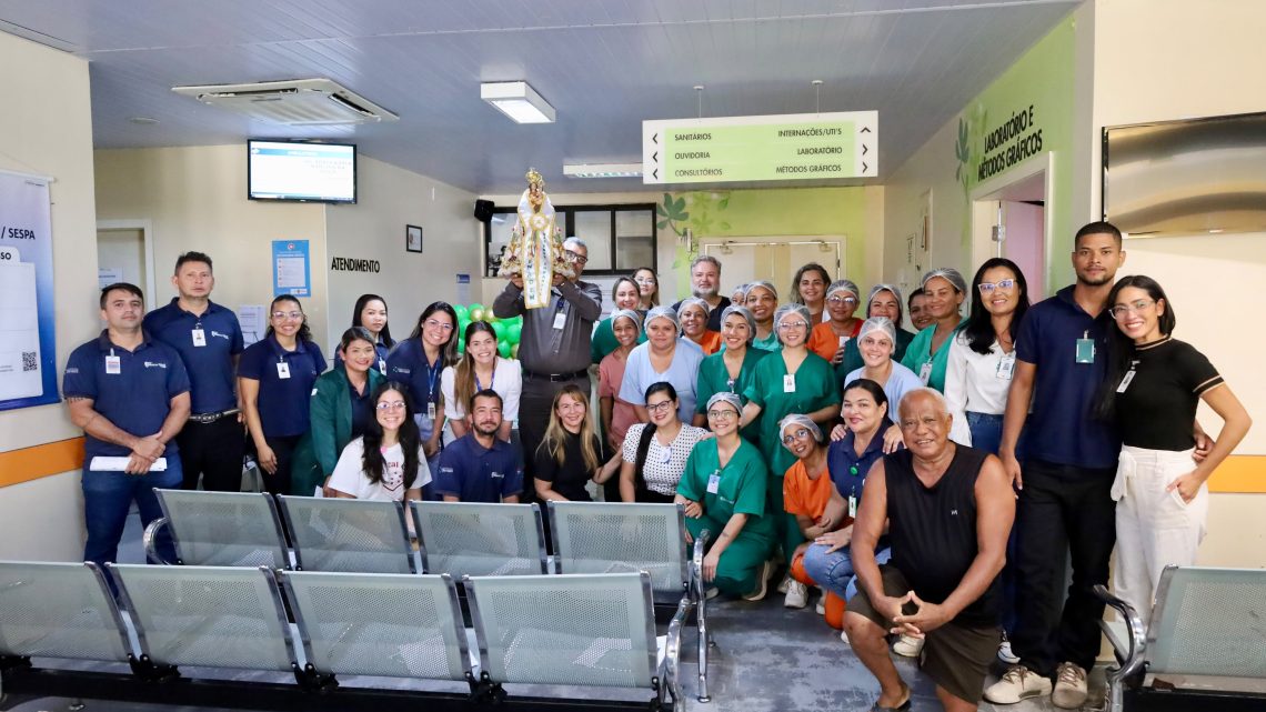HMIB recebe a visita da Imagem de Nossa Senhora de Nazaré