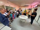 Imagem Peregrina de Nossa Senhora de Nazaré visita Hospital Oncológico Infantil e encerra programação do Círio na unidade