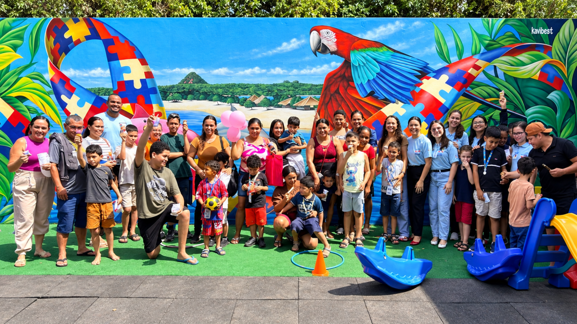 Em Santarém, Natea celebra Dia das Crianças com jogos e brincadeiras no jardim sensorial