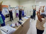 Hospital Regional de Tucuruí incentiva ginástica laboral com promoção de saúde e bem-estar aos colaboradores