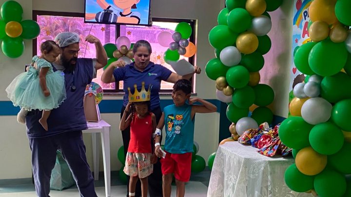 HRPM antecipa Dia das Crianças com festa, brincadeiras e presentes para pequenos pacientes