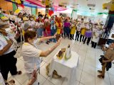 Pacientes do Hospital Oncológico Infantil Octávio Lobo visitam a Casa de Plácido, em Belém