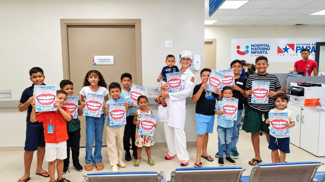 Hospital Regional Materno Infantil de Marabá promove aventura educativa para incentivar saúde bucal das crianças